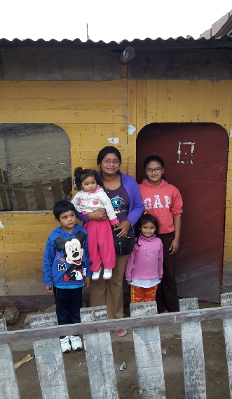 Familie eines Patenkindes